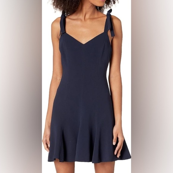 NWT Cinq a Sept Kirsty Mini Dress Navy Blue Size 6 - Picture 1 of 8